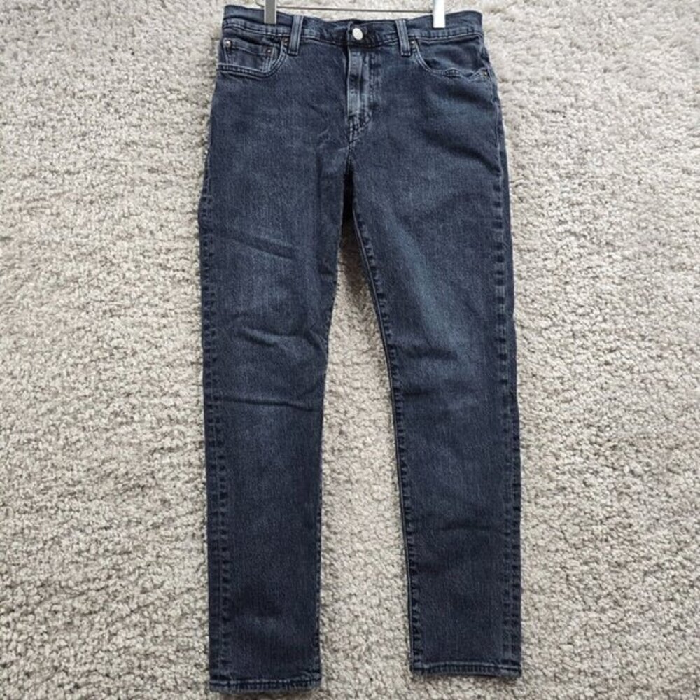 Levi's‎ 512 Slim Taper Jeans Mens 30x30 (fits 28x27) Dark Wash Denim Premium